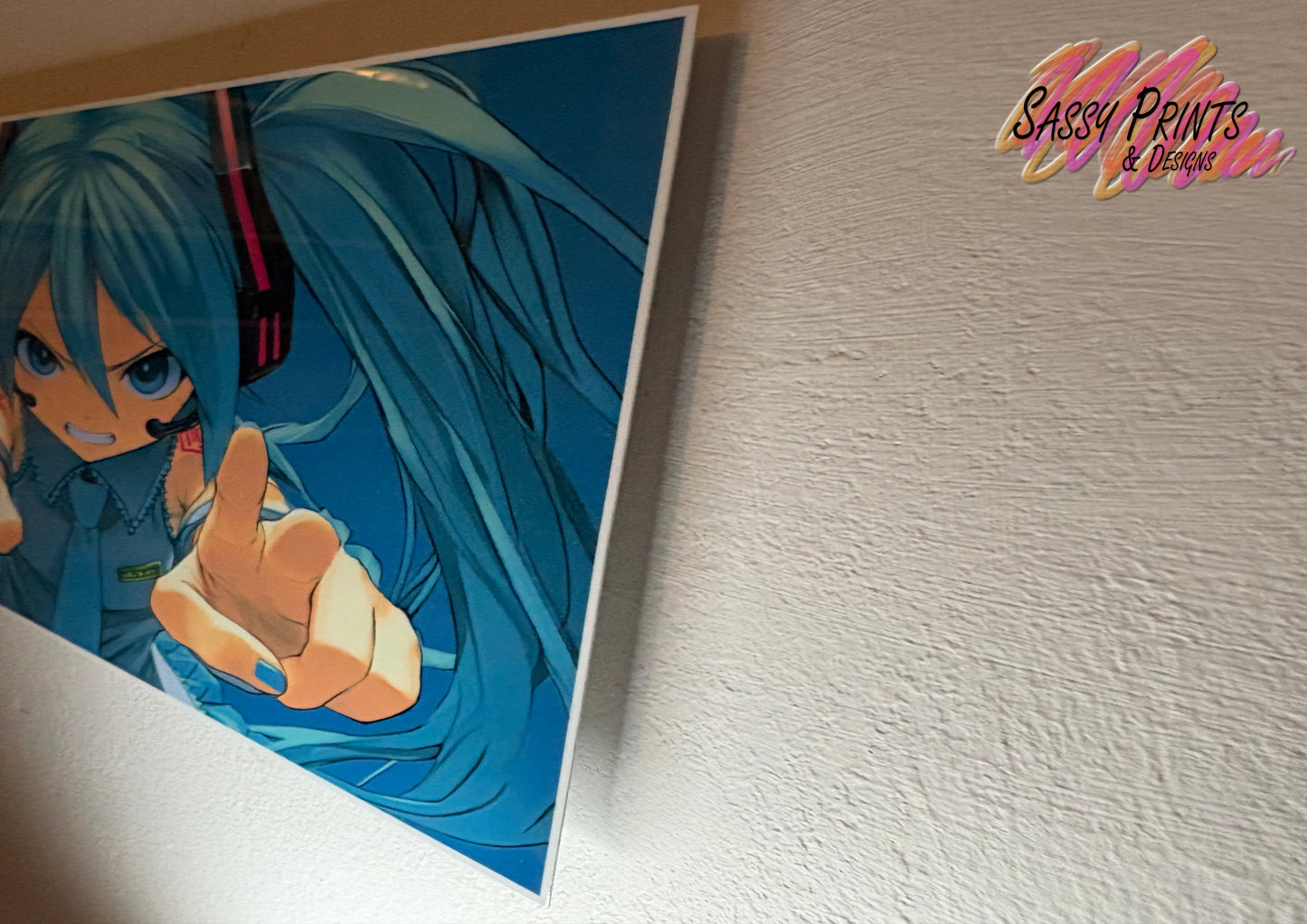 Hatsune Miku poster (Aluminium Print)