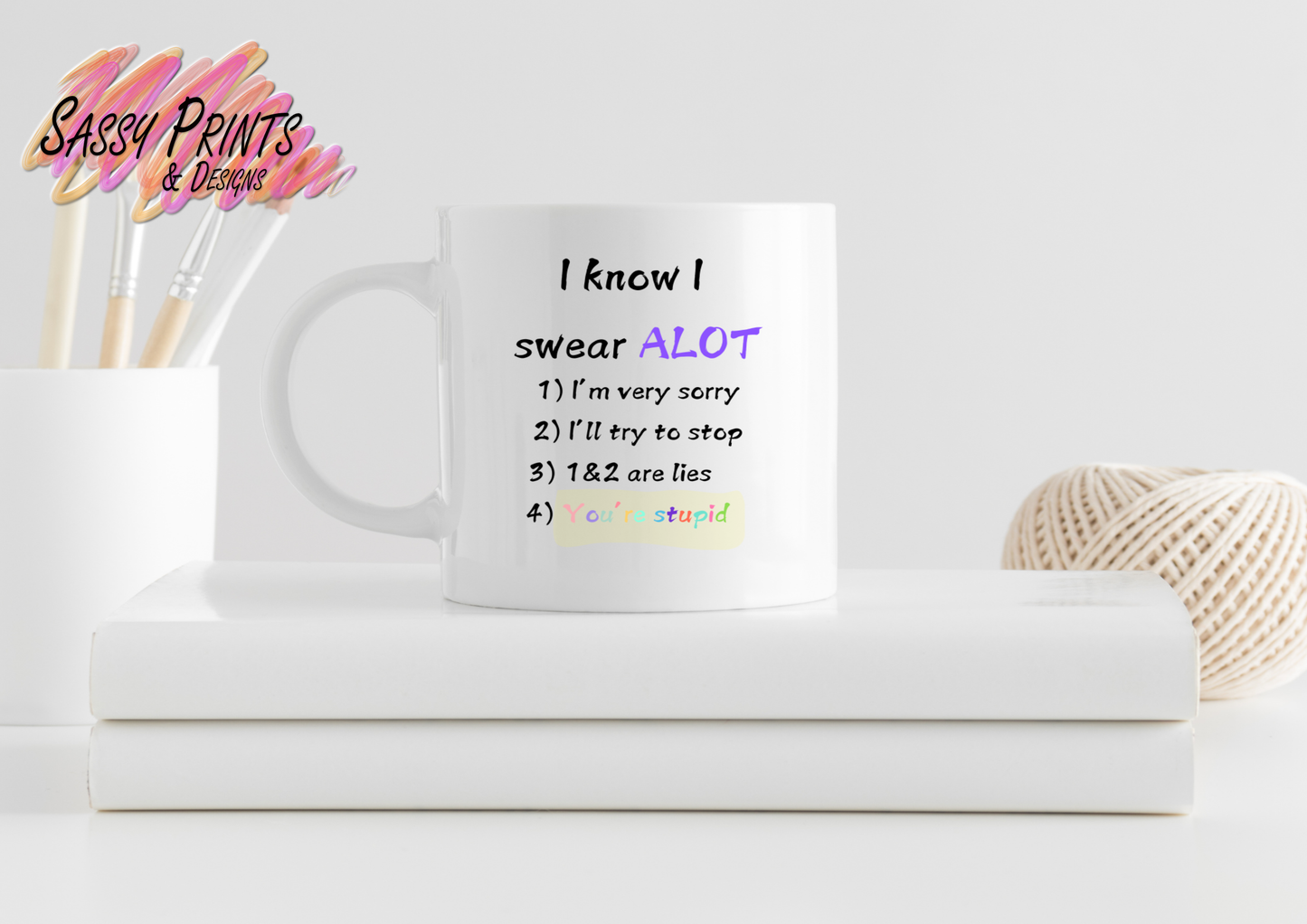 Inappropriate - Swear alot (Mug)