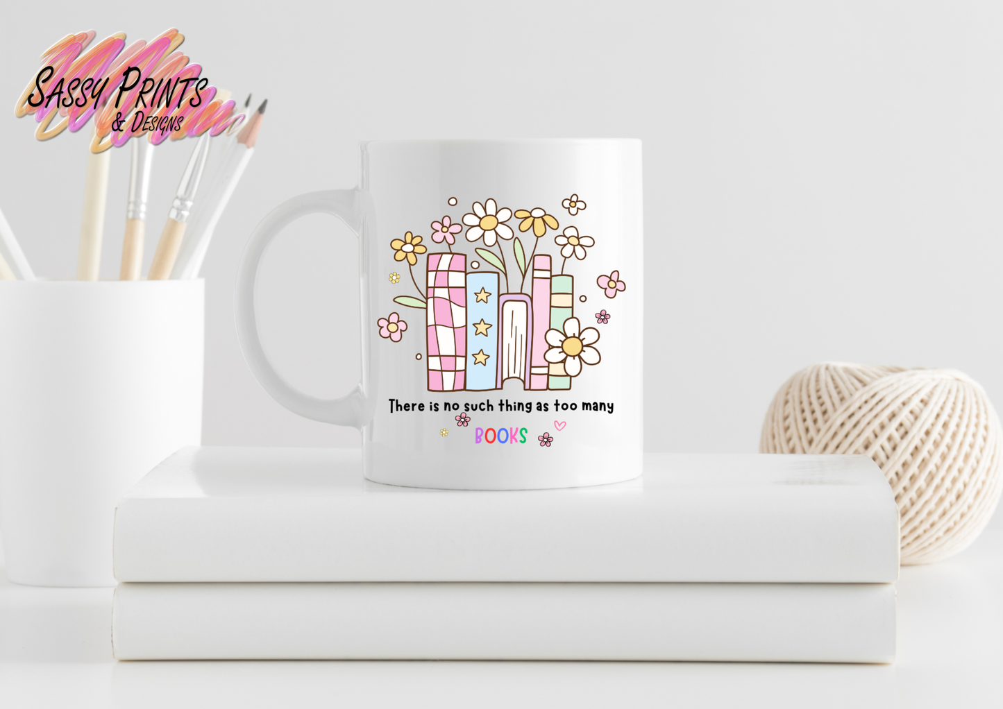 No such thing as too many books (Mug)