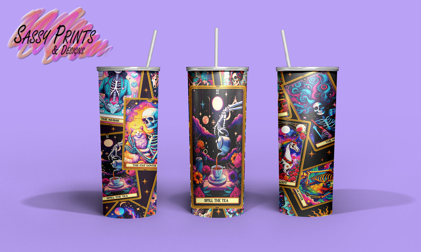 Tarot - spill the tea (Tumbler 20oz)