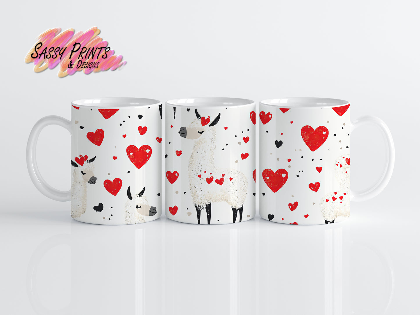 Llama Love 3 (Mug)