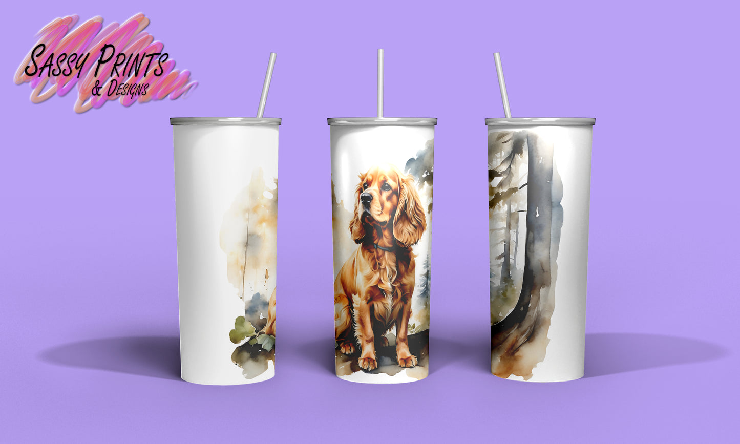 Brown Spaniel 2 (Tumbler 20oz)