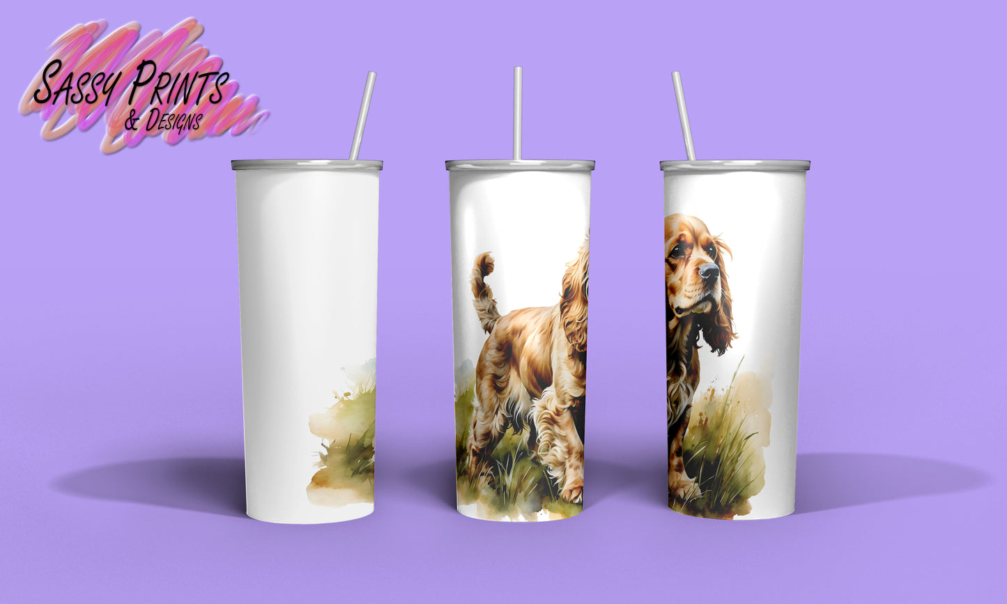 Brown Spaniel 4 (Tumbler 20oz)