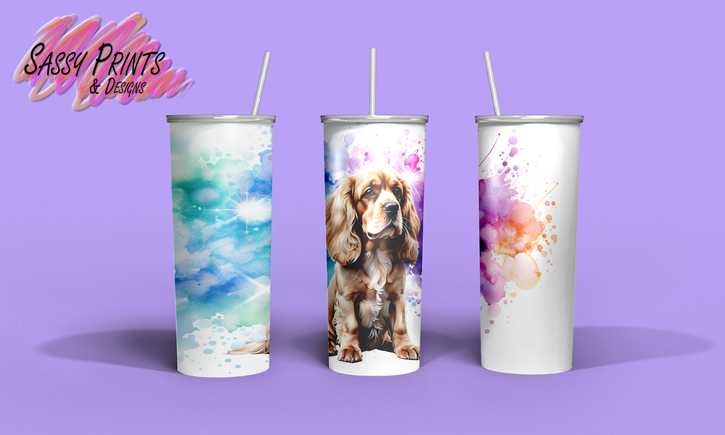 Brown Spaniel 6 (Tumbler 20oz)