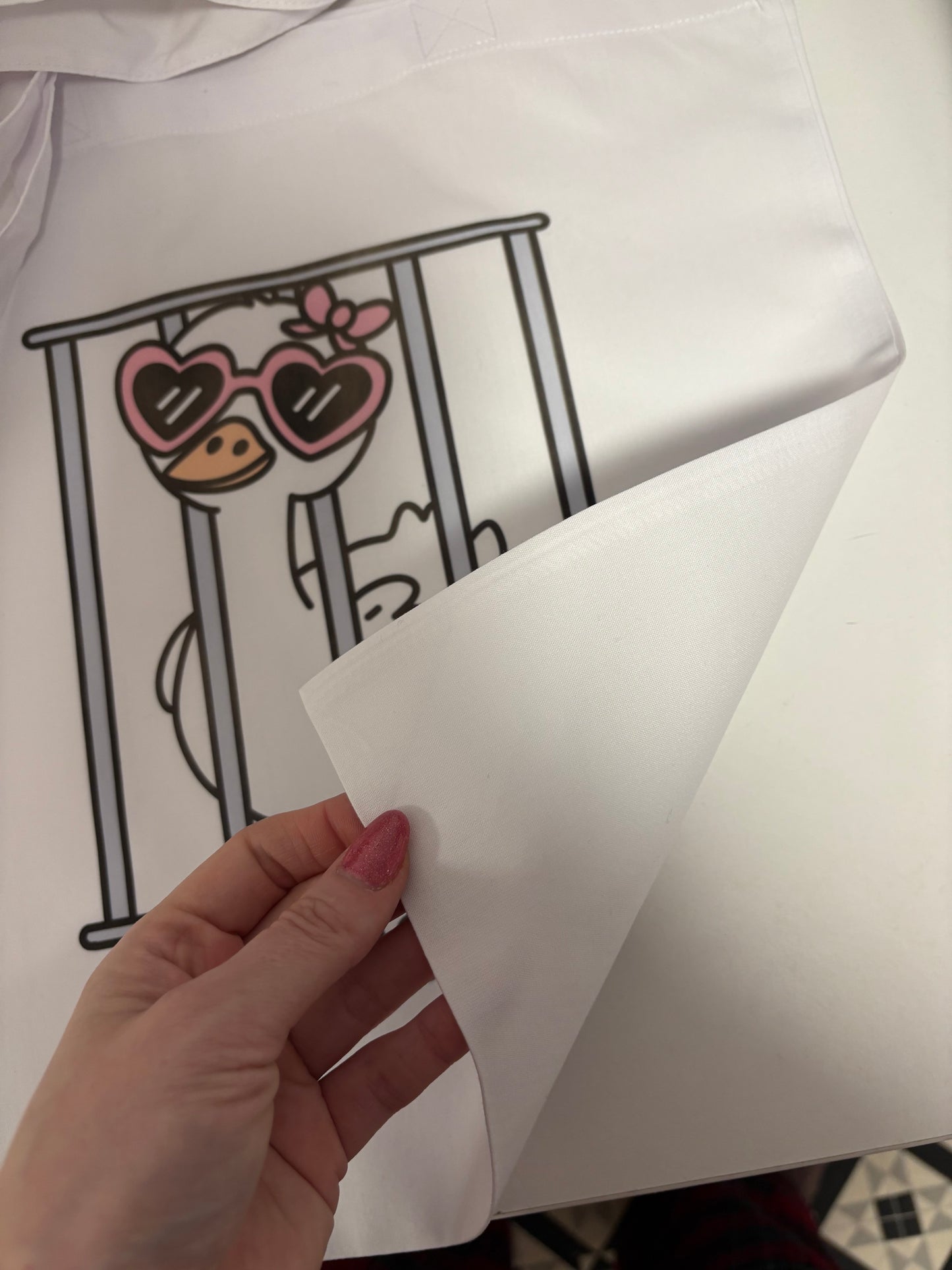 Silly goose tote bag