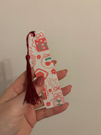 Cherry bookmark