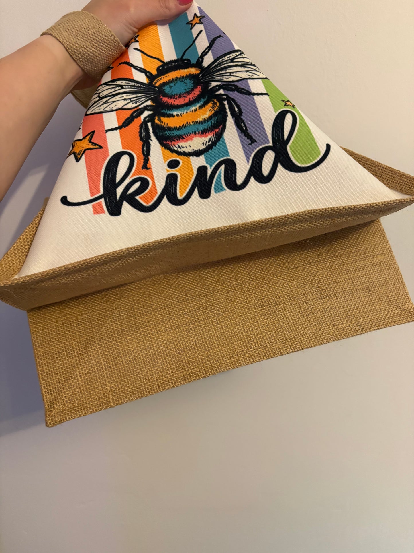 Bee Kind Jute bag