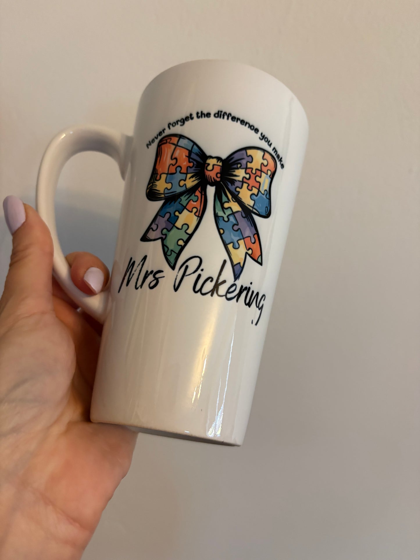 Autism bow - teacher