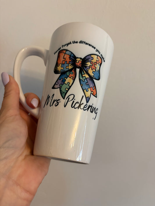 Autism bow - teacher
