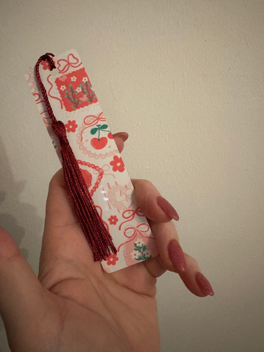 Cherry bookmark