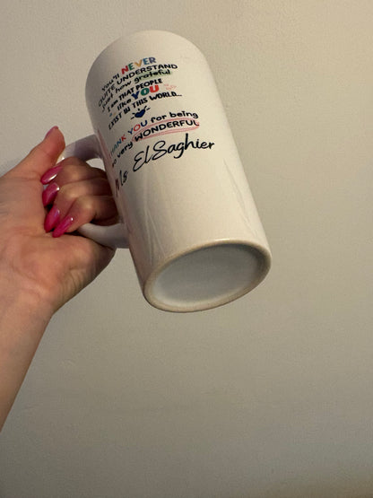 Wonderful human - Latte mug