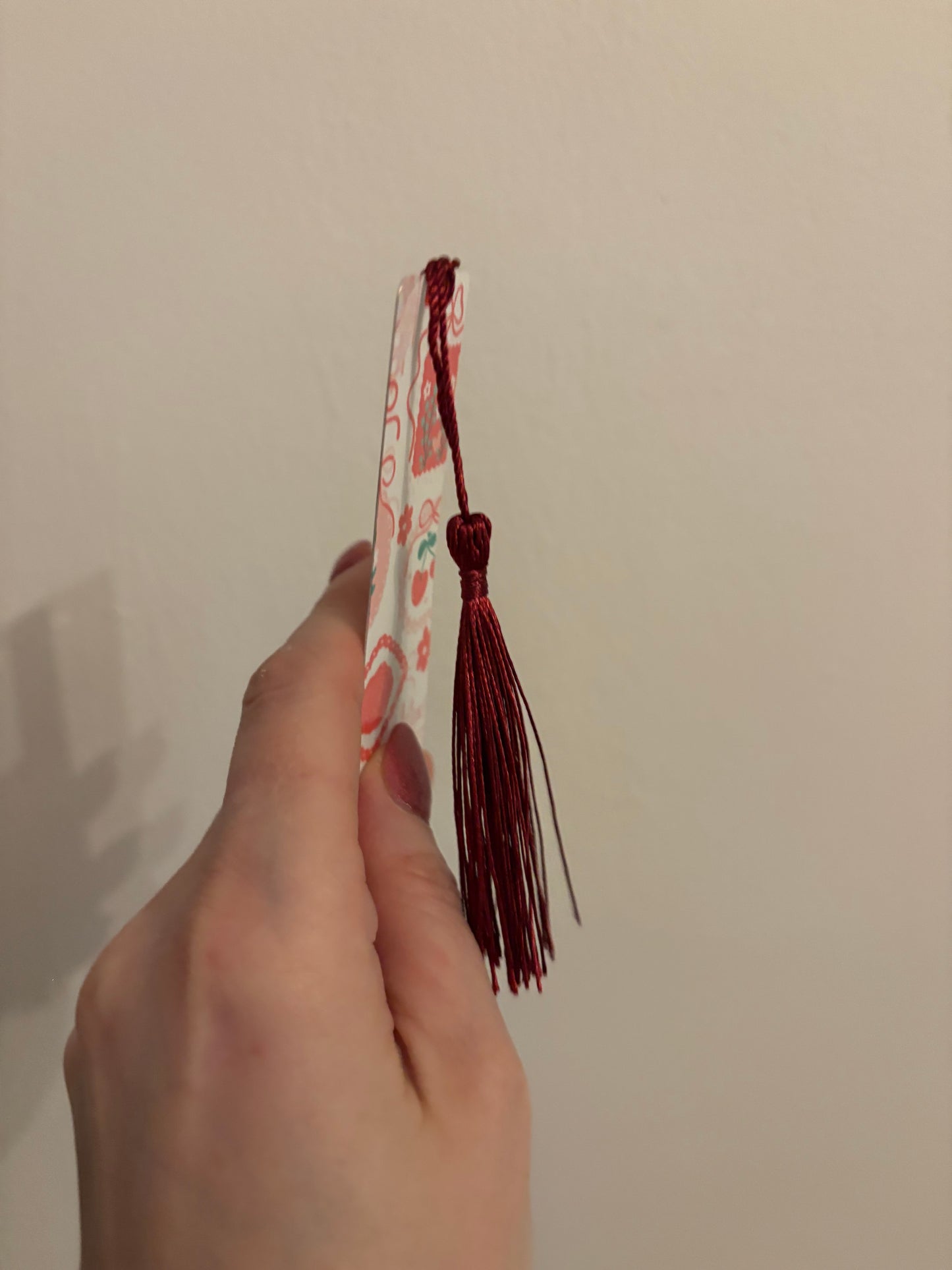 Cherry bookmark