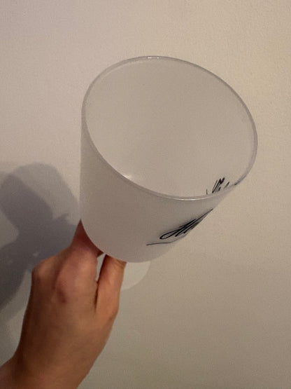 Personalised wine glass