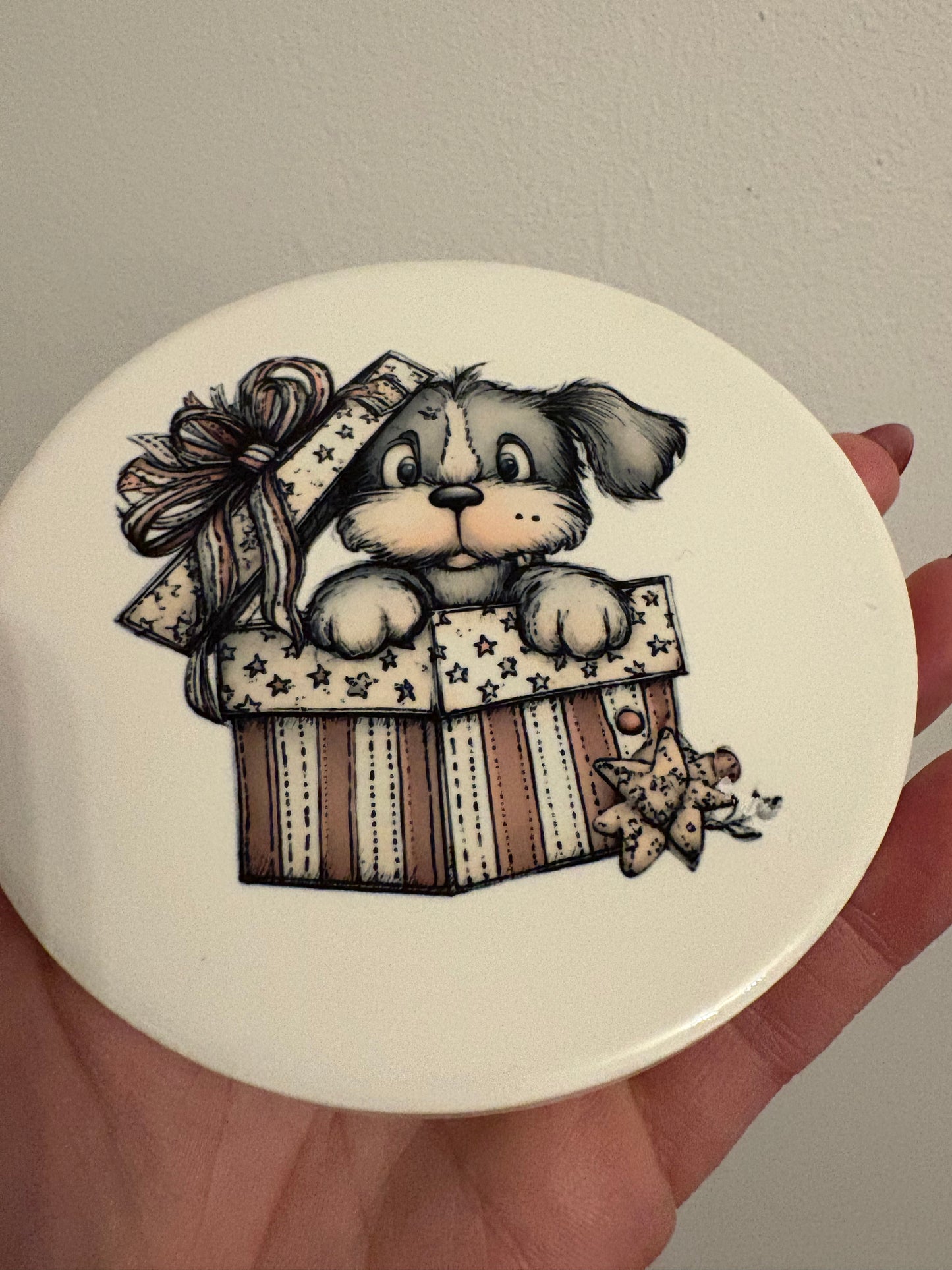 Puppy - Ceramic coaster