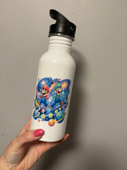 Mario and Luigi sports bottle