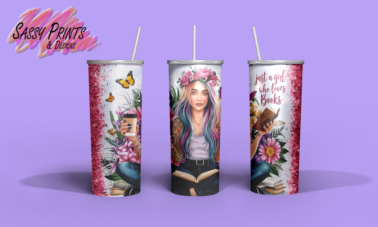 20oz Tumbler - Book lover