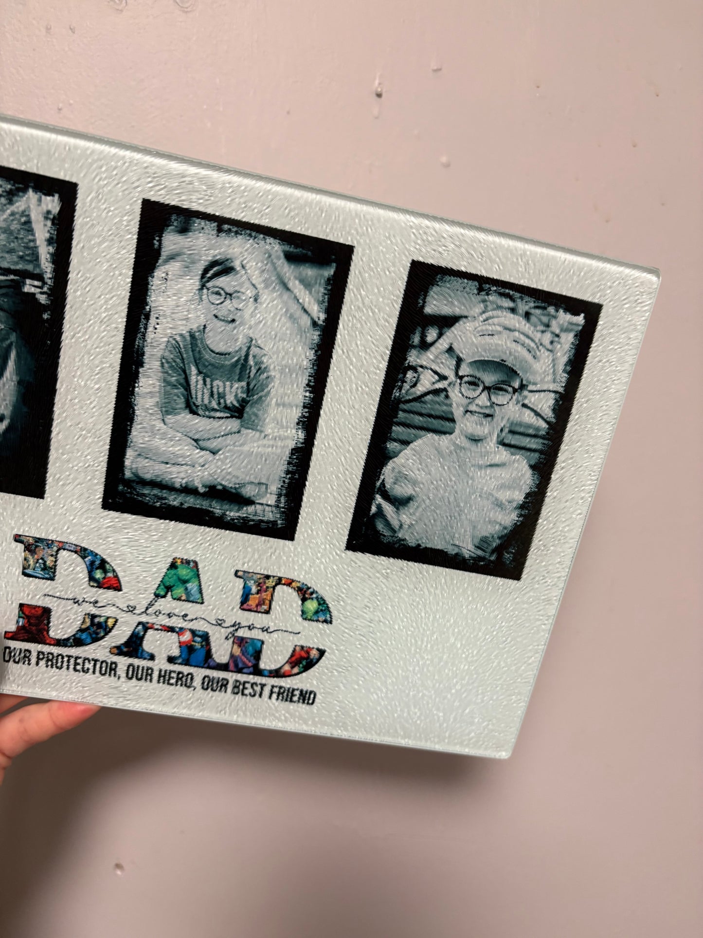 "DAD" Father's Day chopping board