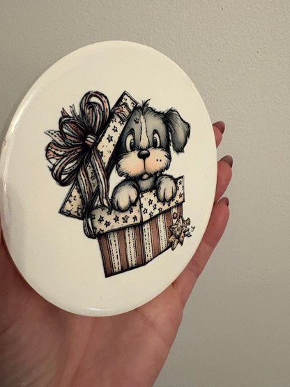 Puppy - Ceramic coaster