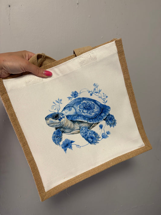 Tortoise Jute bag