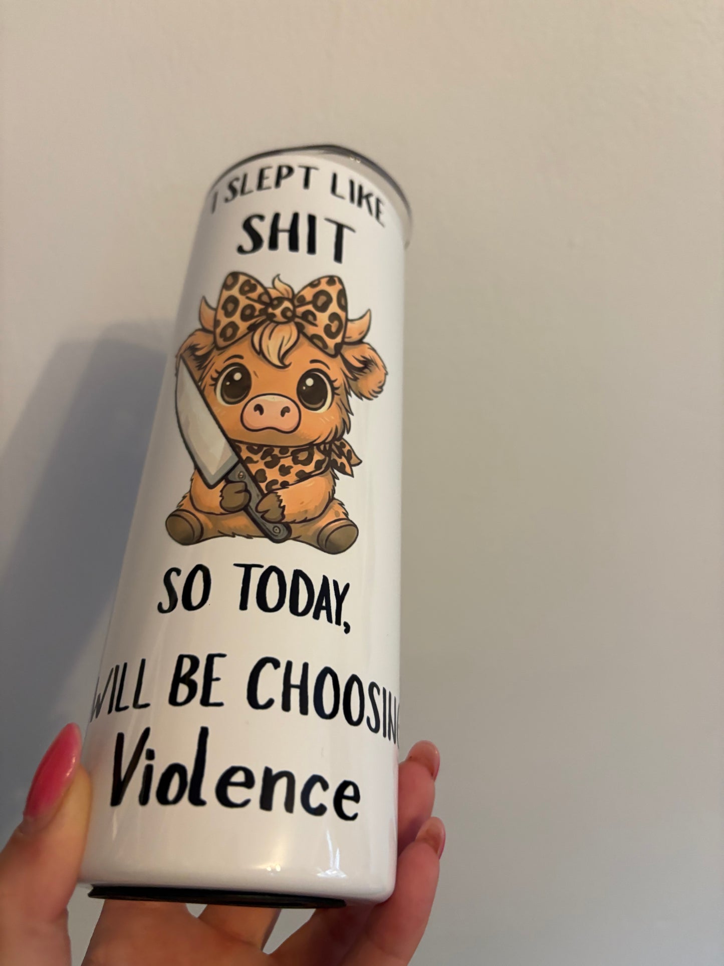 Highland cow - Violence