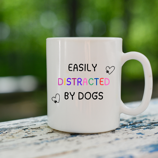 Easily distraced by dogs