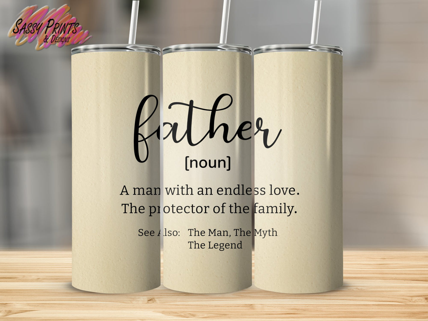 Father Noun (Tumbler 20oz)