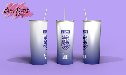 Football Badge: England (Tumbler 20oz)