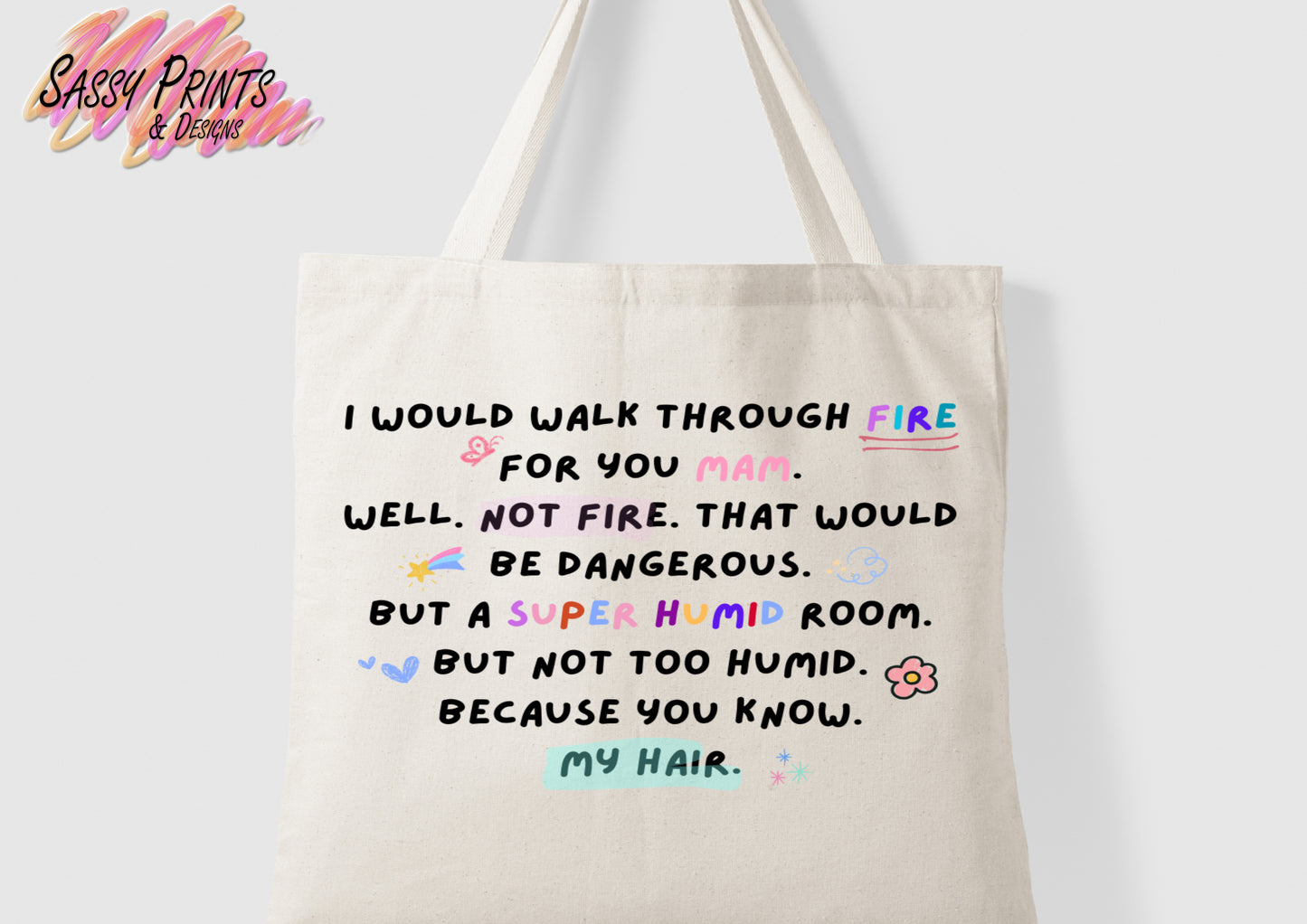 Walk through fire (Tote Bag)