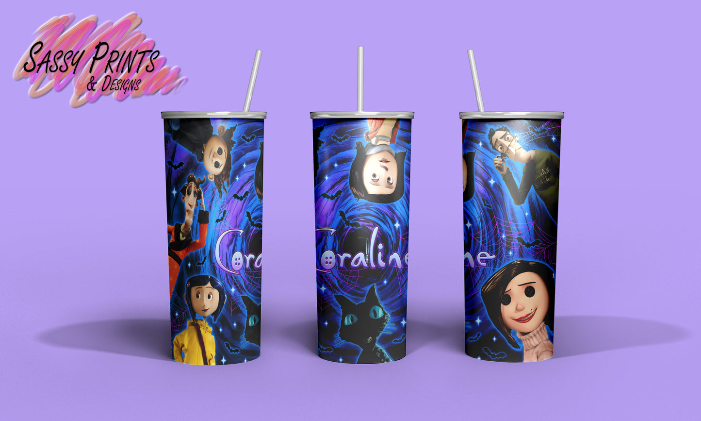 20oz Tumbler - Coraline