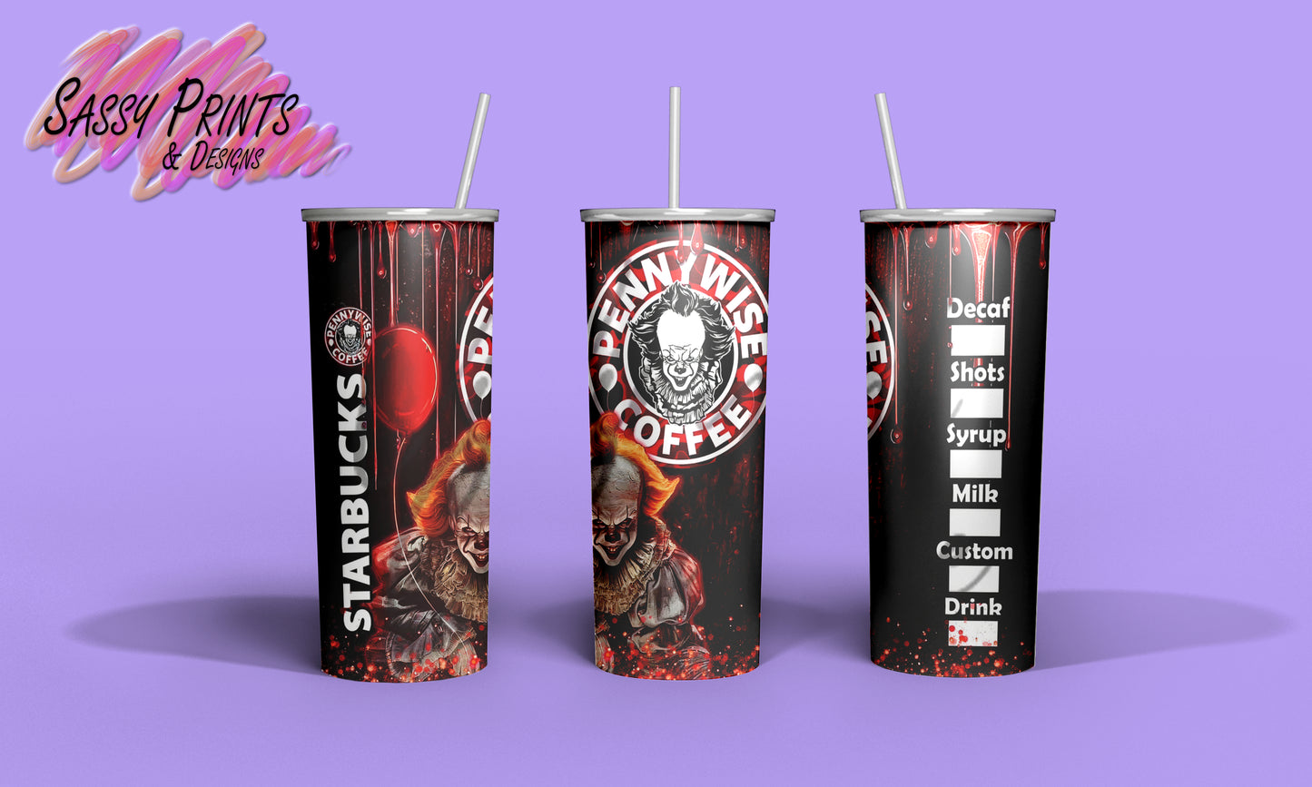 20oz Scary Movie Tumblers