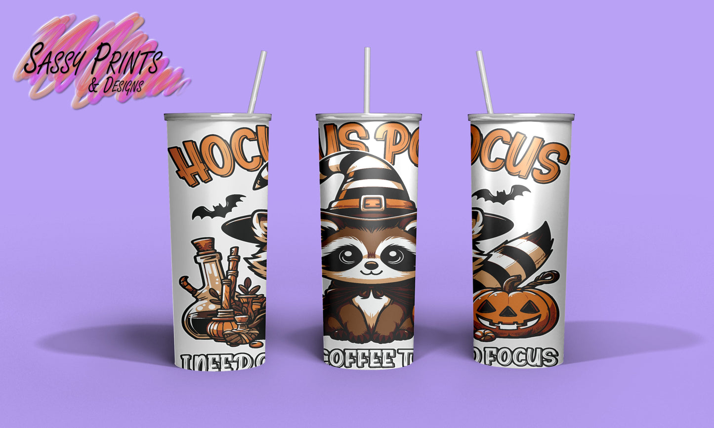 Raccoon Spooky Season (Tumbler 20oz)