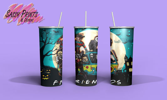 Horror film villians 2 "Friends" (Tumbler 20oz)