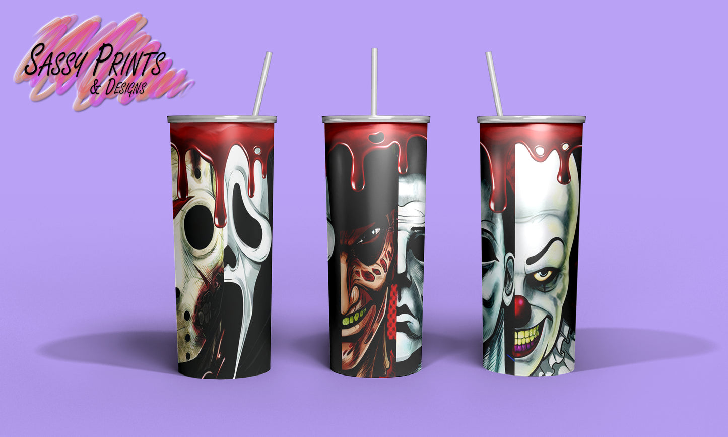 20oz Scary Movie Tumblers