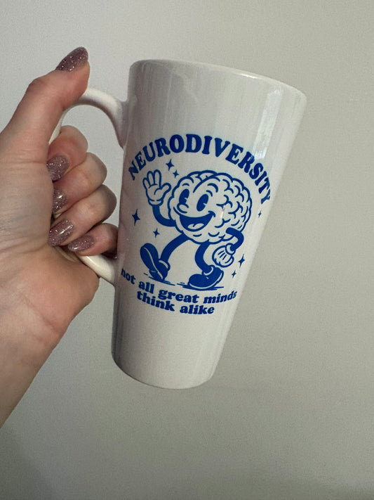 Neurodiversity latte mug