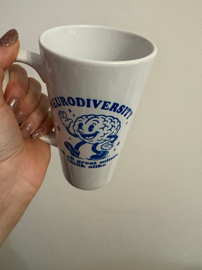 Neurodiversity latte mug