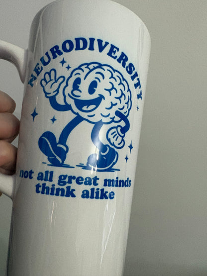Neurodiversity latte mug