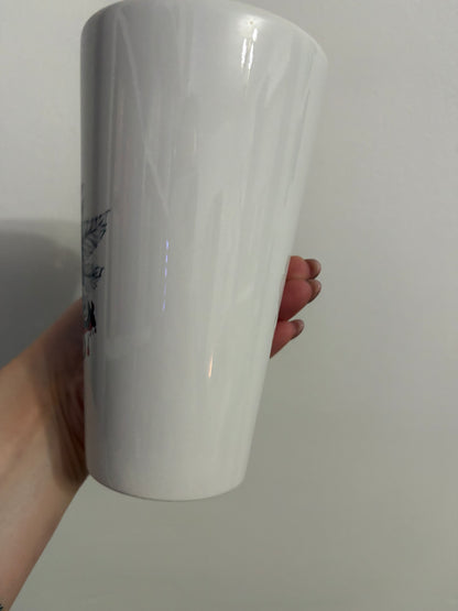 We're all mad here latte mug