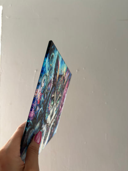 Stainless steel owl - chopping board