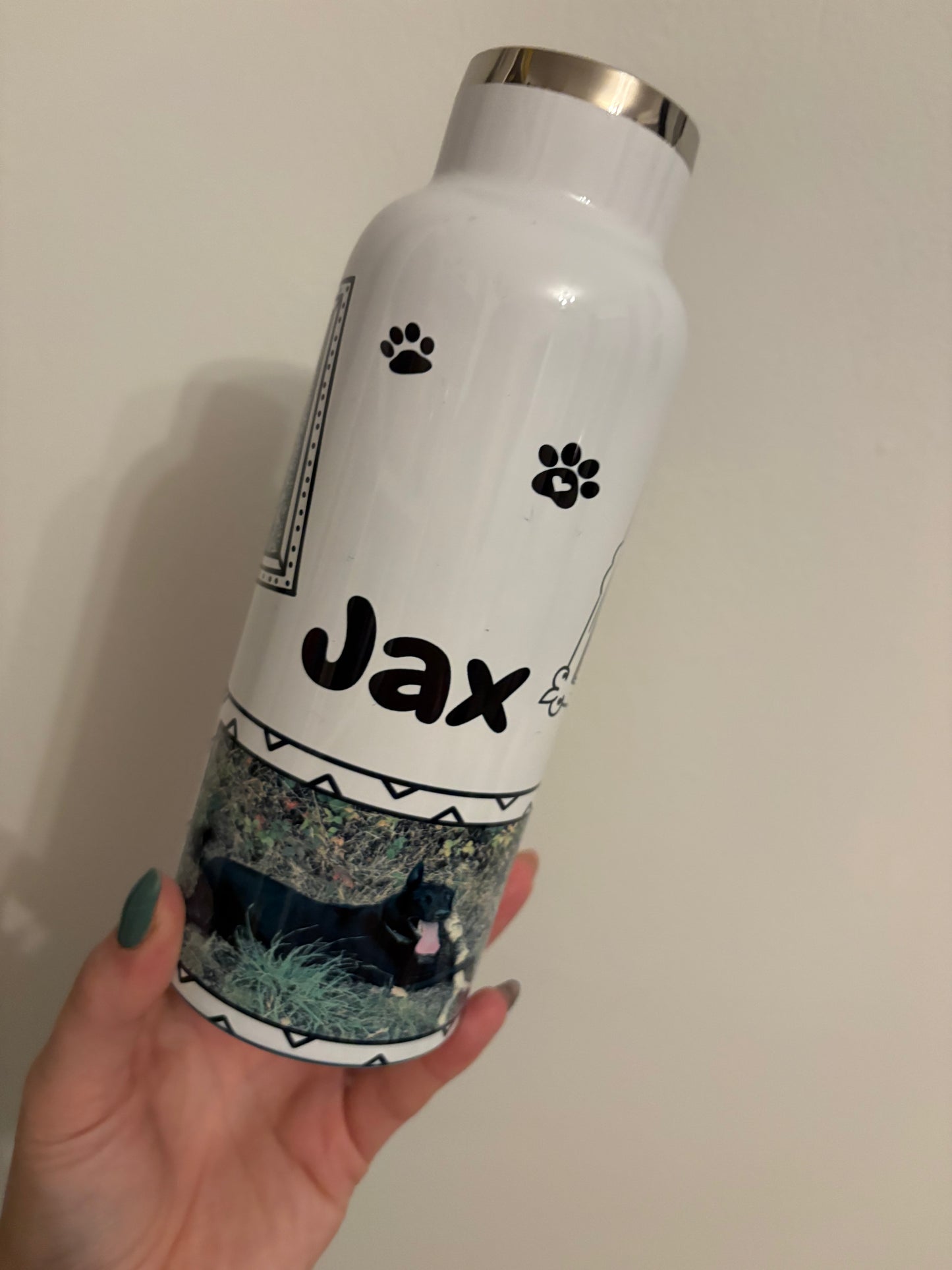 Dog walking bottle