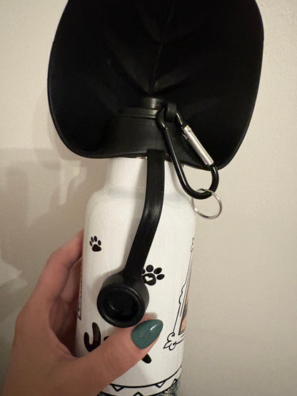 Dog walking bottle