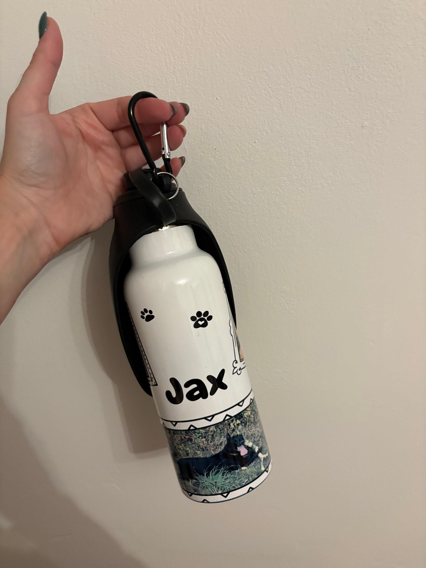 Dog walking bottle