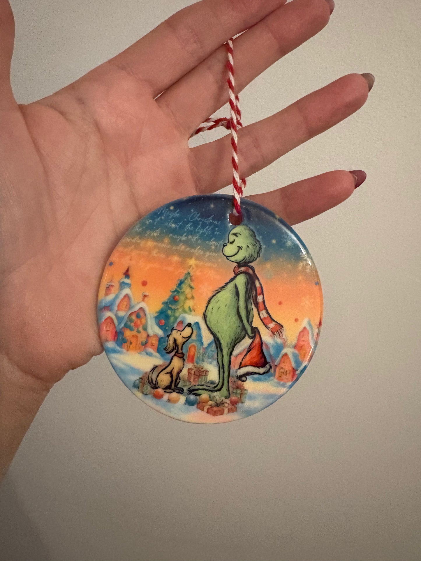 Grinch ornament
