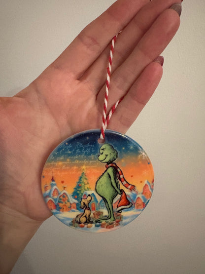 Grinch ornament