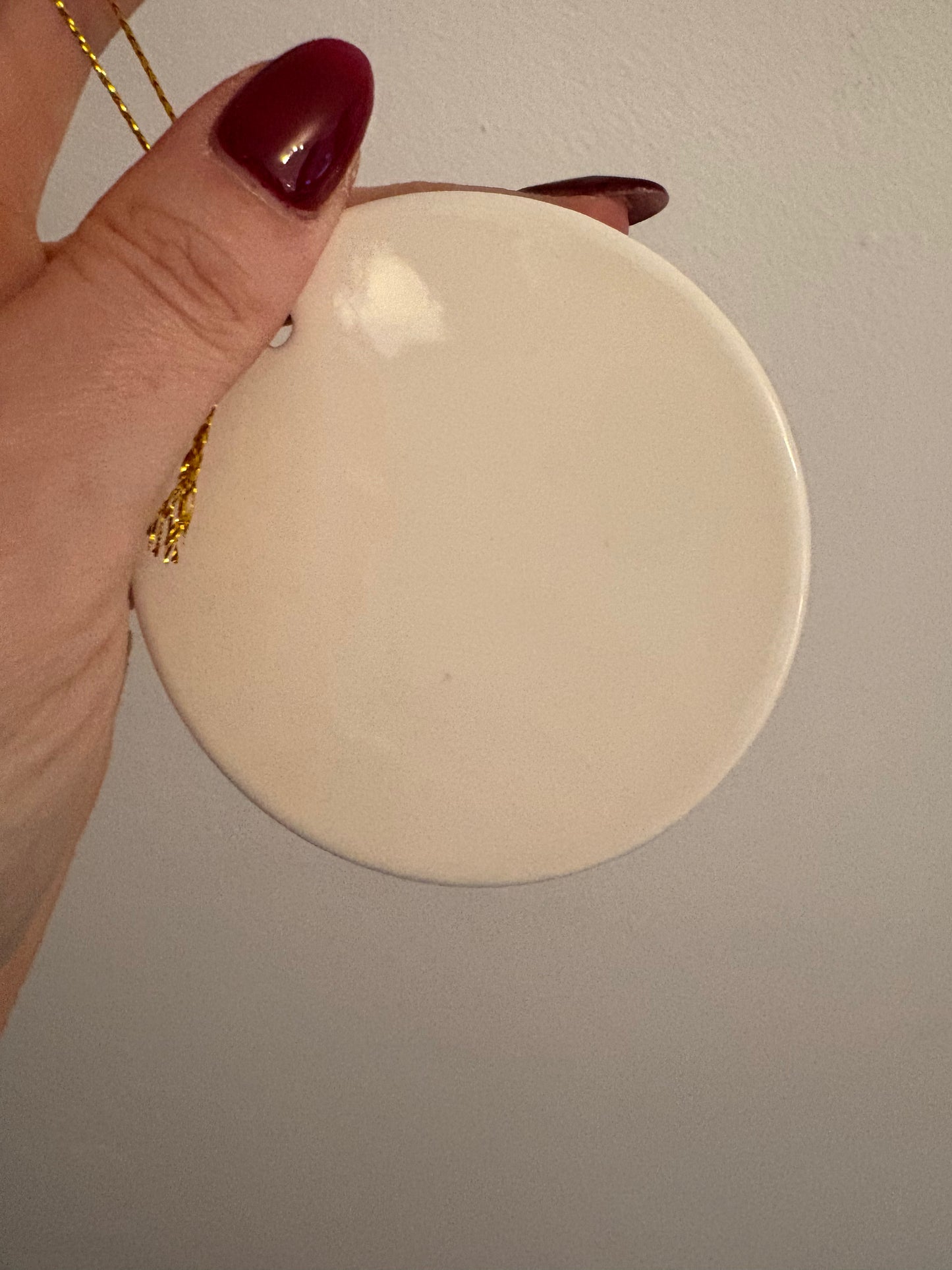 NUFC ceramic Christmas tree ornament