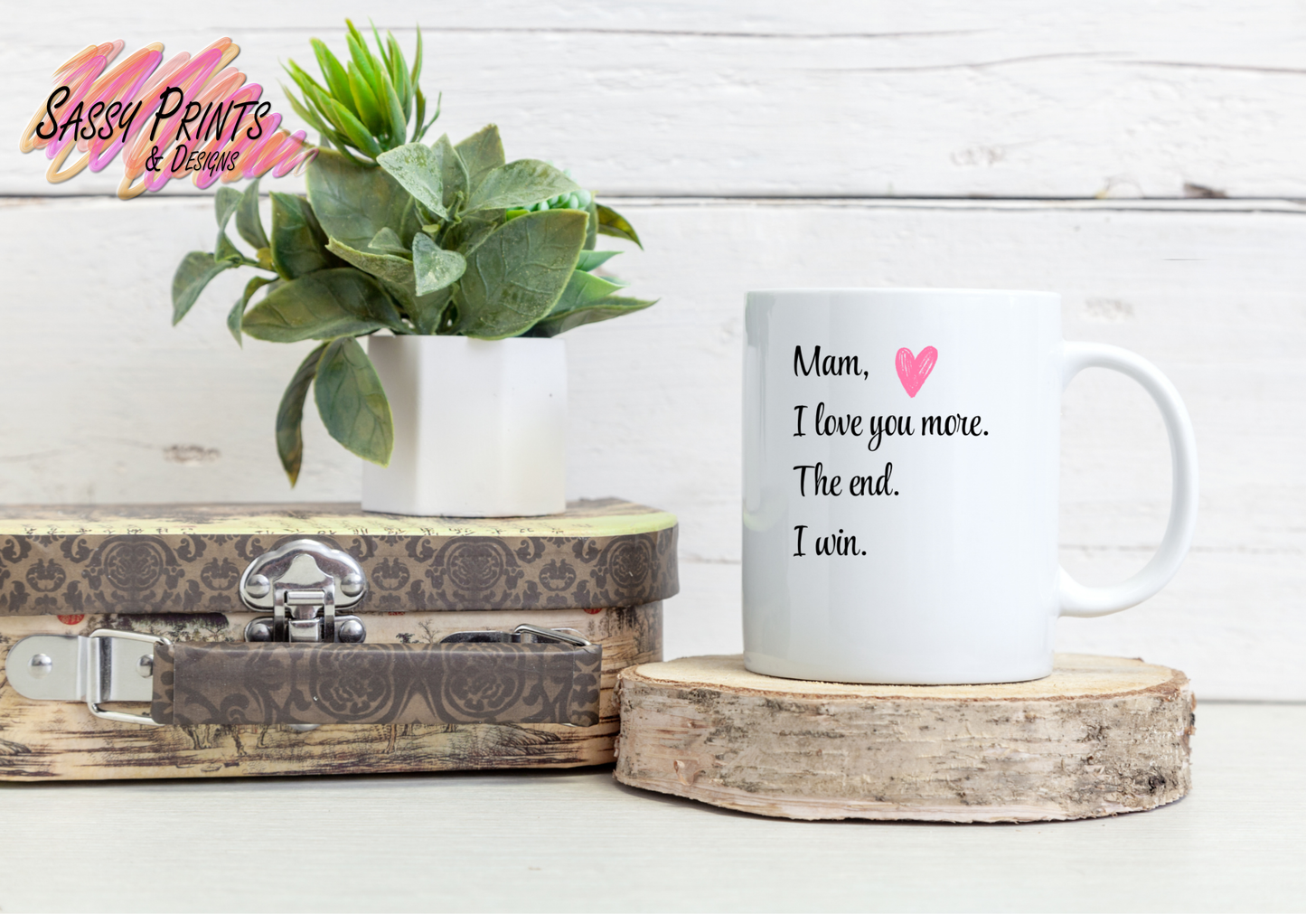 I love you more - I win (Mug)