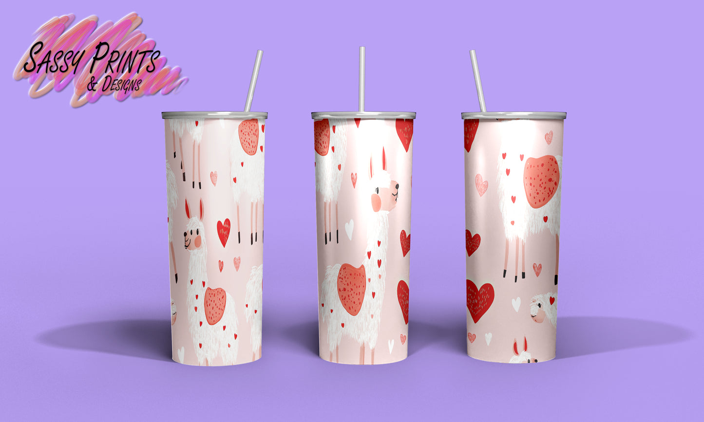 Llama Love 3 (Tumbler 20oz)