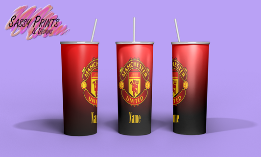 Football Badge: Man Utd (Tumbler 20oz)