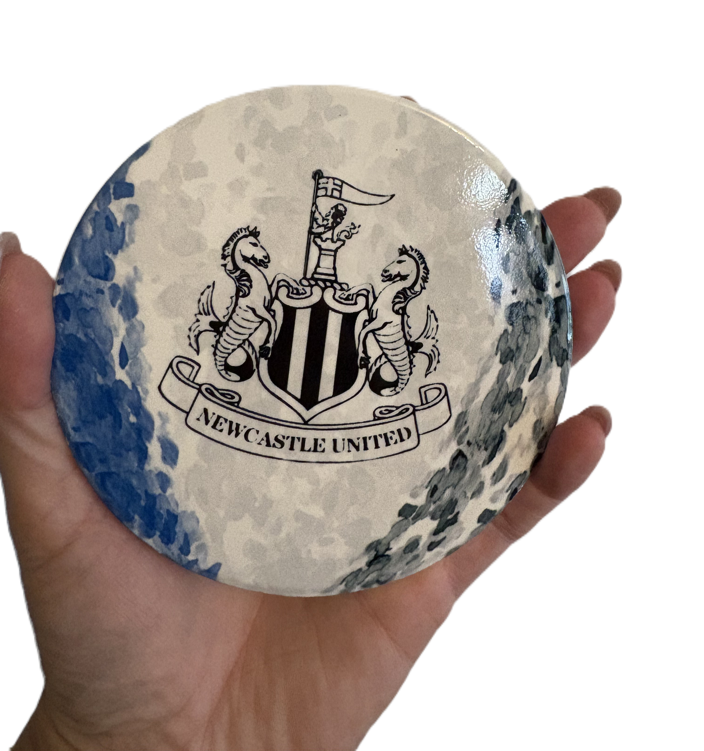 NUFC Retro colours Ceramic coaster