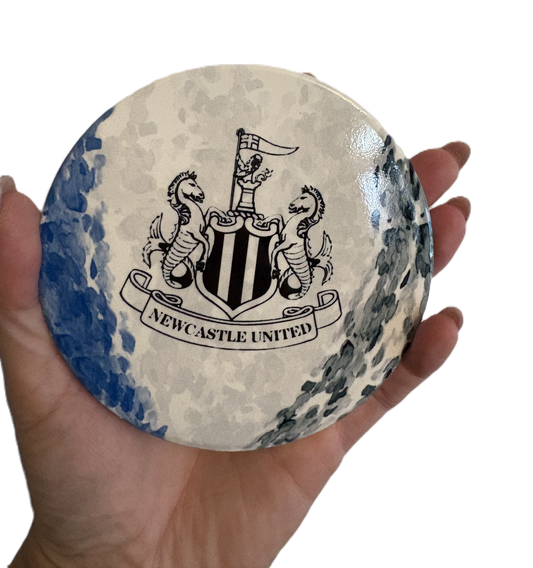 NUFC Retro colours Ceramic coaster
