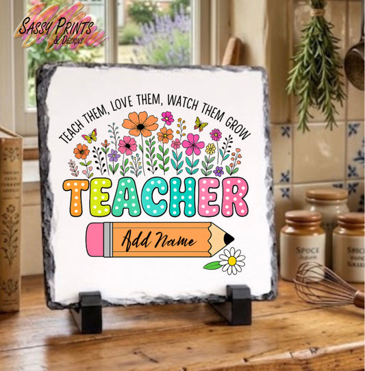 Teacher Appreciation slate